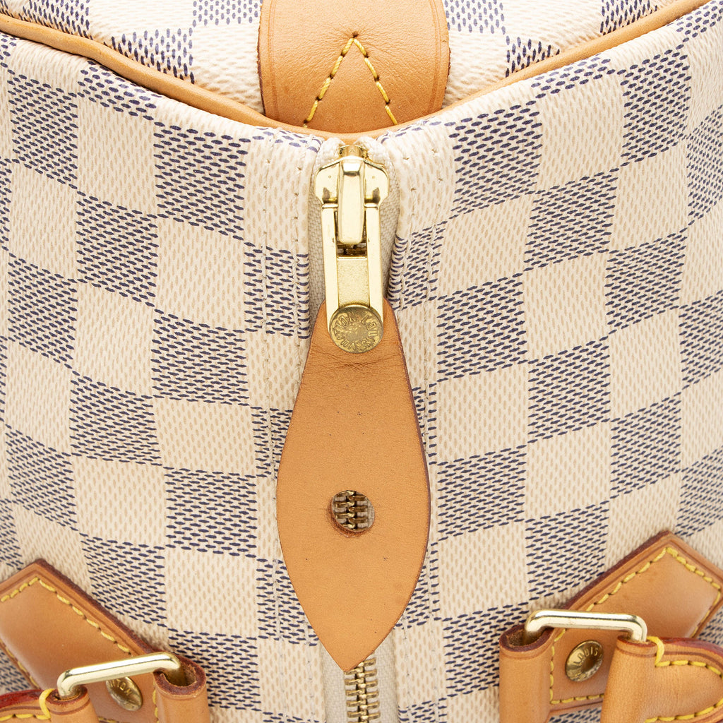 Louis Vuitton Damier Azur Speedy 35 Satchel