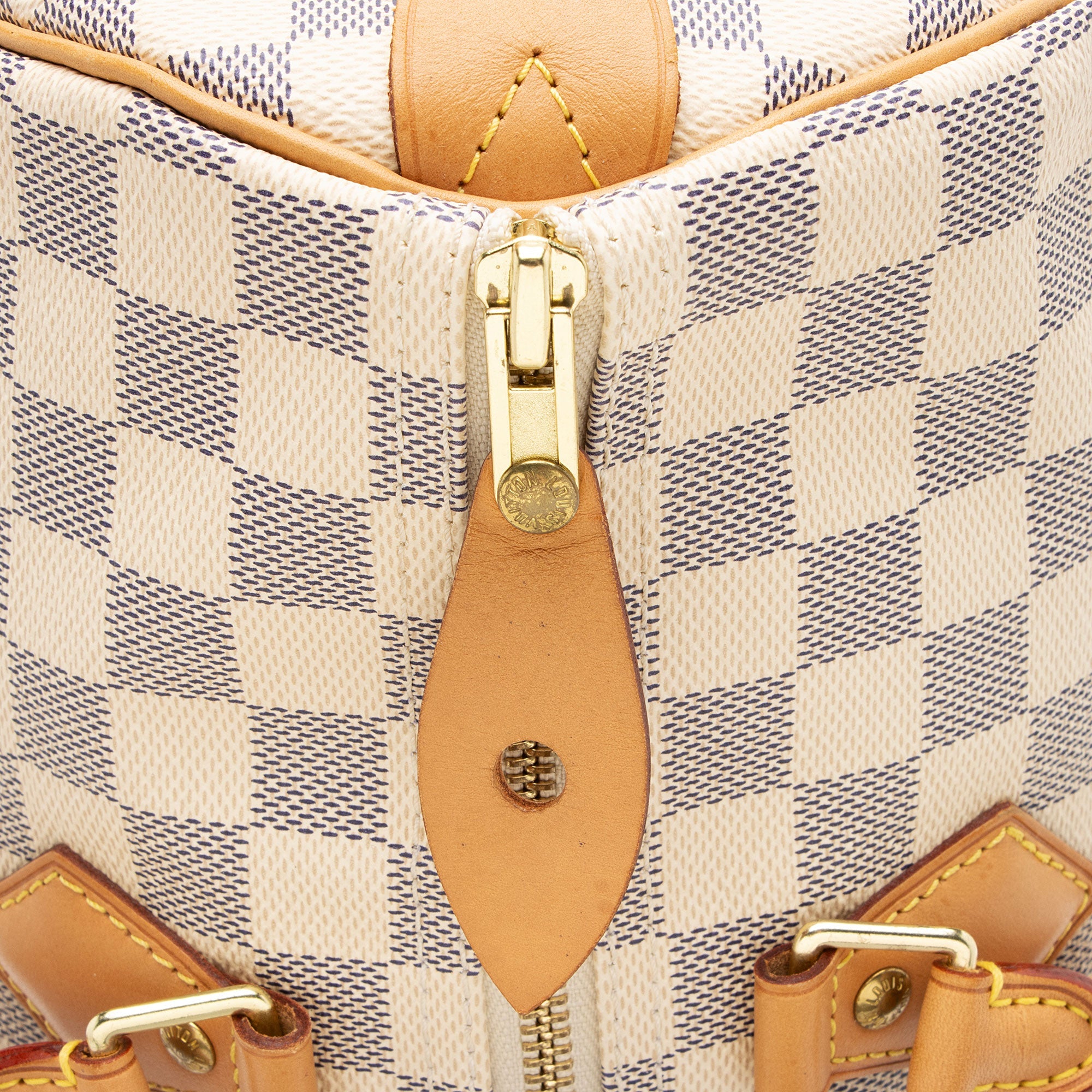 Louis Vuitton Damier Azur Speedy 35 Satchel