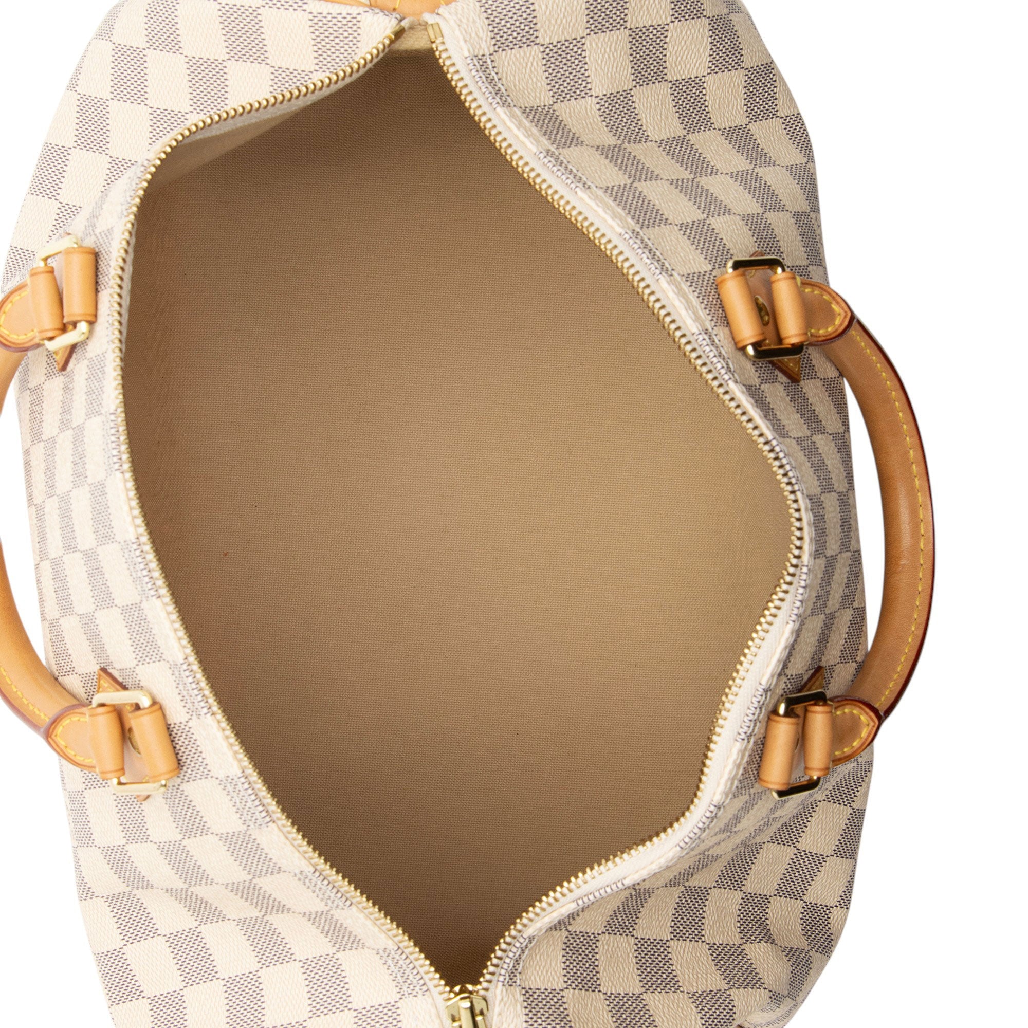 Louis Vuitton Damier Azur Speedy 35 Satchel
