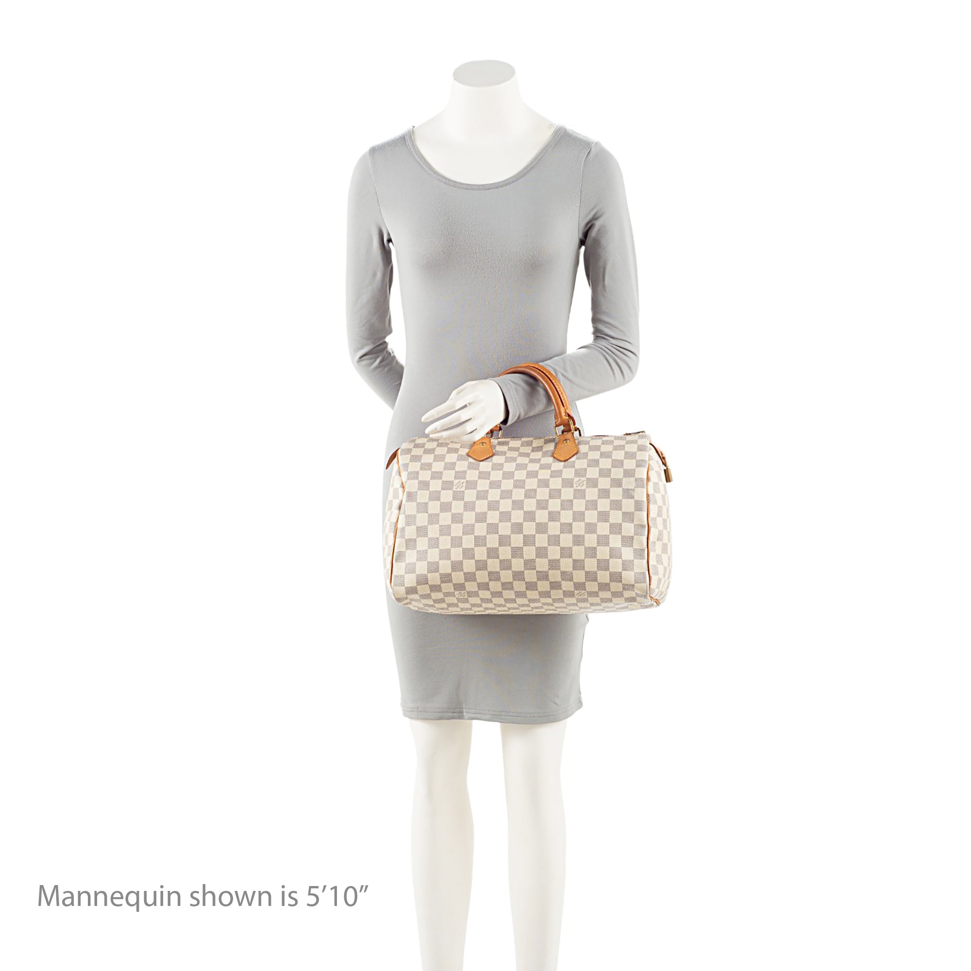 Louis Vuitton Damier Azur Speedy 35 Satchel