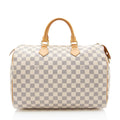 Louis Vuitton Damier Azur Speedy 35 Satchel