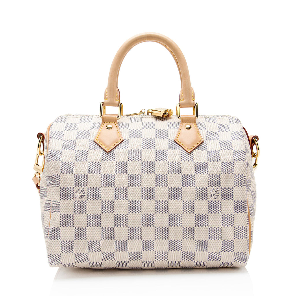 Louis Vuitton Damier Azur Speedy Bandouliere 25 Satchel