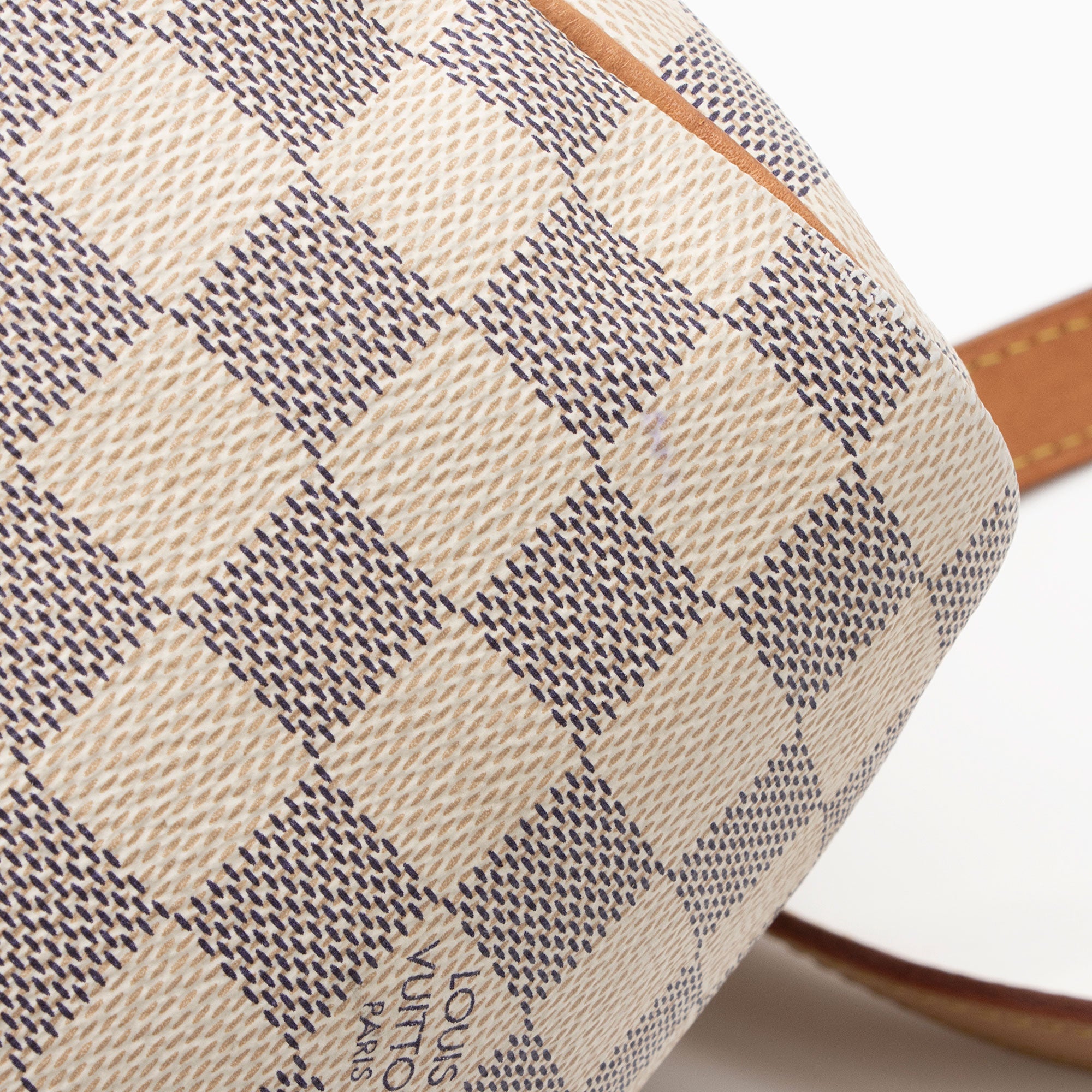 Louis Vuitton Damier Azur Speedy Bandouliere 30 Satchel (SHF-4DjdZg)