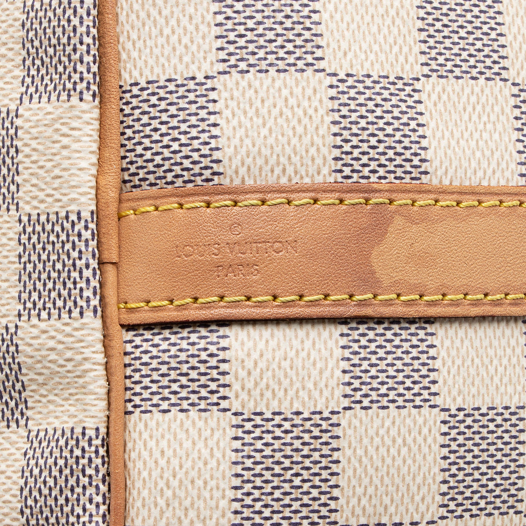 Louis Vuitton Damier Azur Speedy Bandouliere 30 Satchel (SHF-4DjdZg)