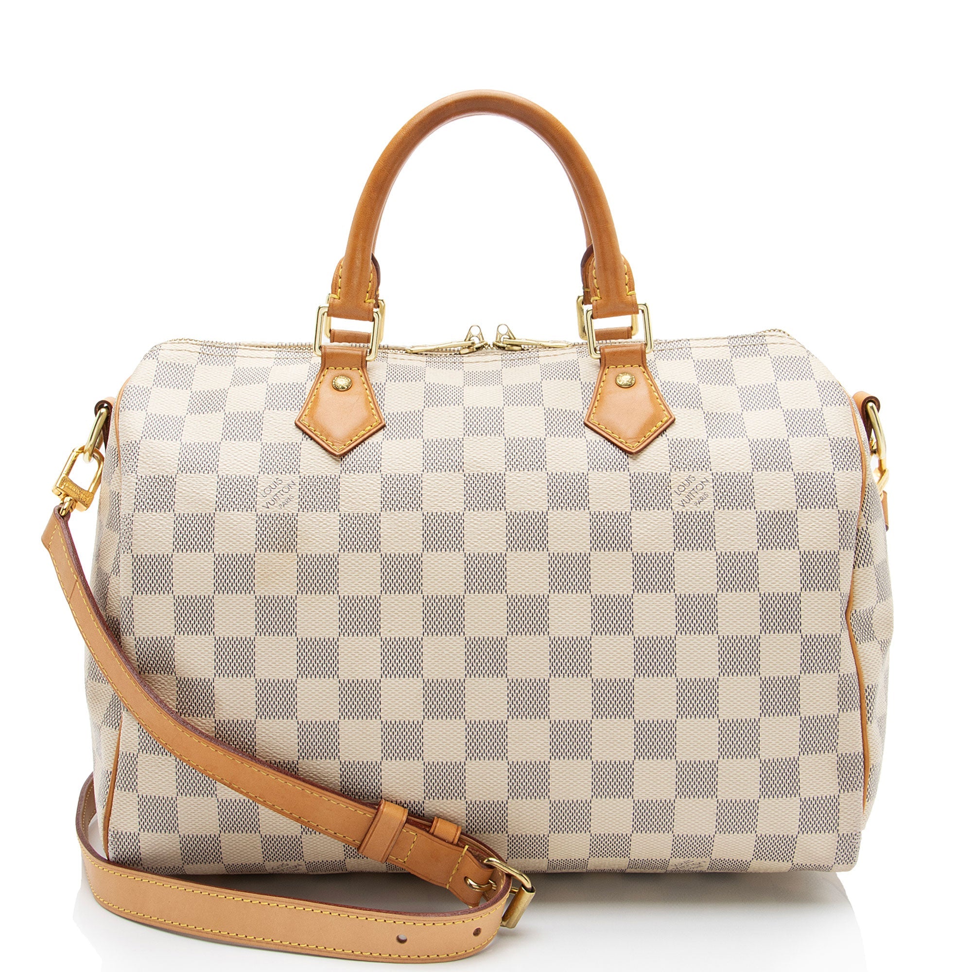 Louis Vuitton Damier Azur Speedy Bandouliere 30 Satchel