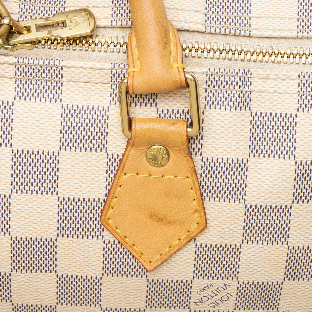 Louis Vuitton Damier Azur Speedy Bandouliere 30 Satchel