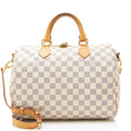 Louis Vuitton Damier Azur Speedy Bandouliere 30 Satchel
