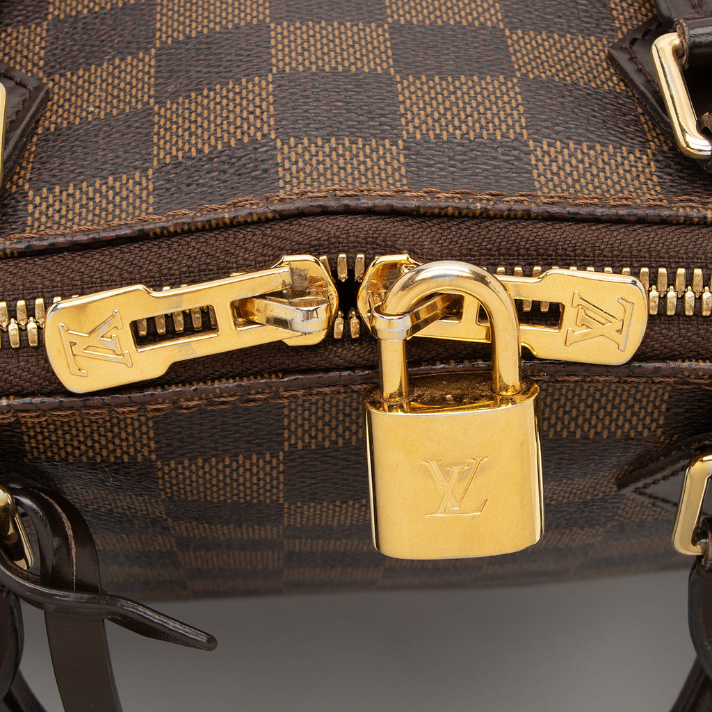 Louis Vuitton Damier Ebene Alma MM Satchel (SHF-x7hOgn)