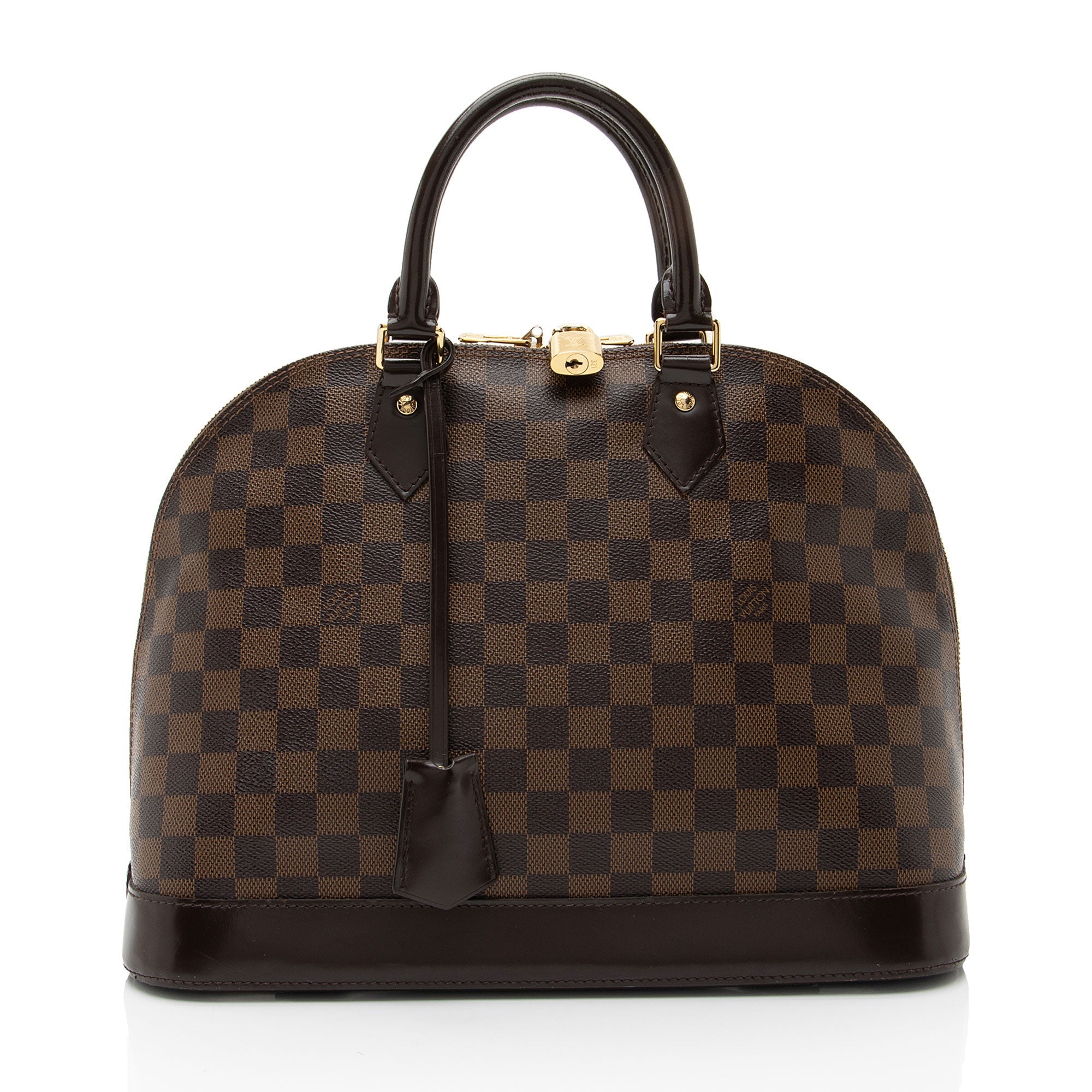 Louis Vuitton Damier Ebene Alma MM Satchel (SHF-x7hOgn)