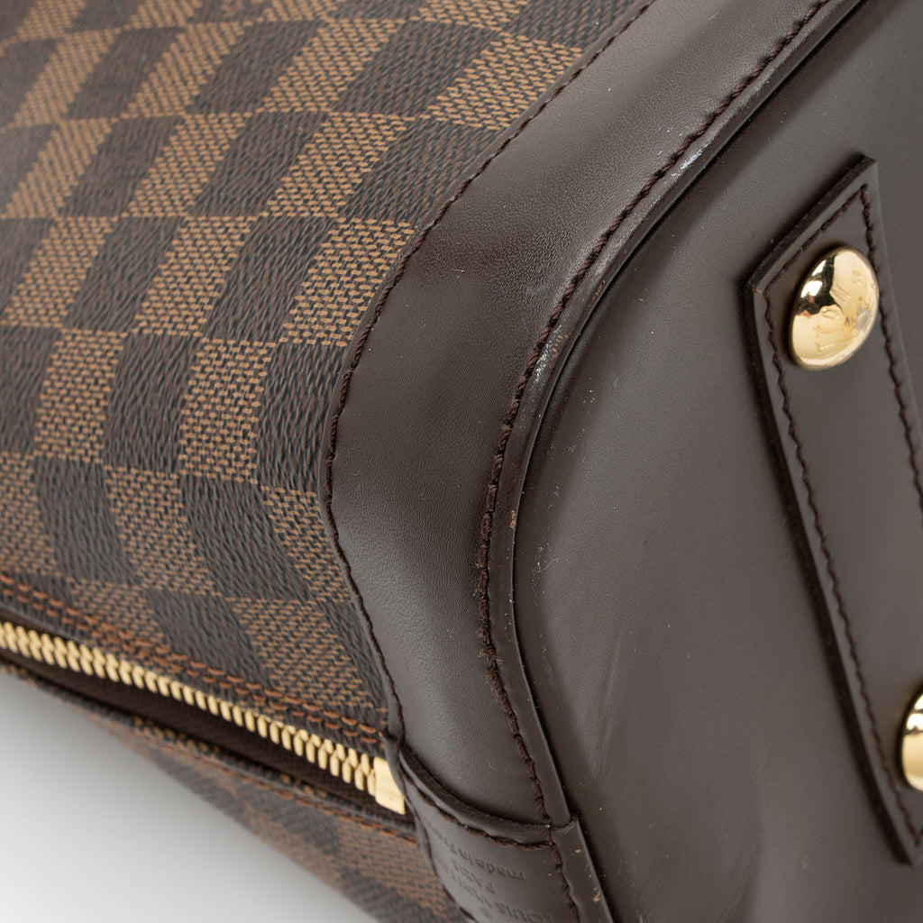 Louis Vuitton Damier Ebene Alma PM Satchel (SHF-C6OmV8)