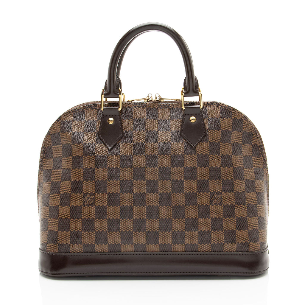 Louis Vuitton Damier Ebene Alma PM Satchel