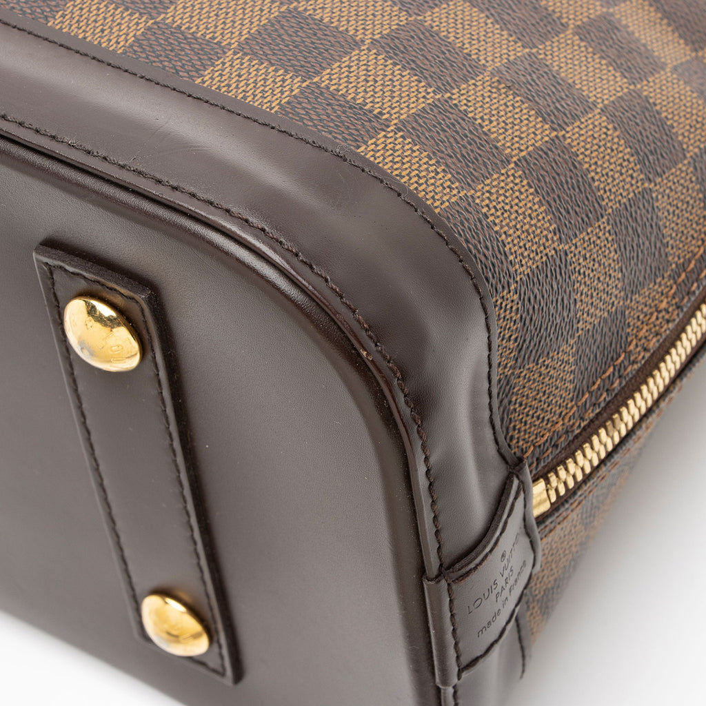 Louis Vuitton Damier Ebene Alma PM Satchel