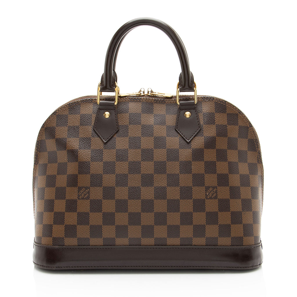 Louis Vuitton Damier Ebene Alma PM Satchel