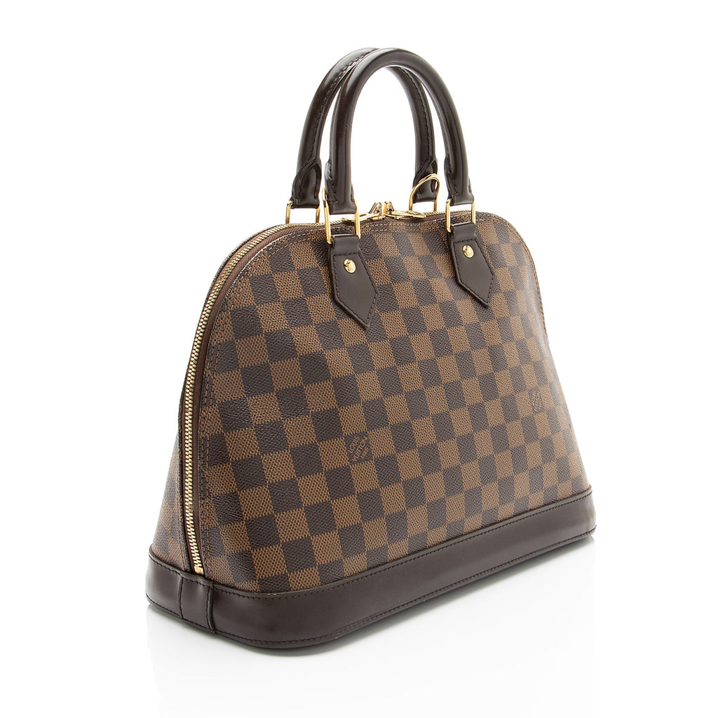 Louis Vuitton Damier Ebene Alma PM Satchel