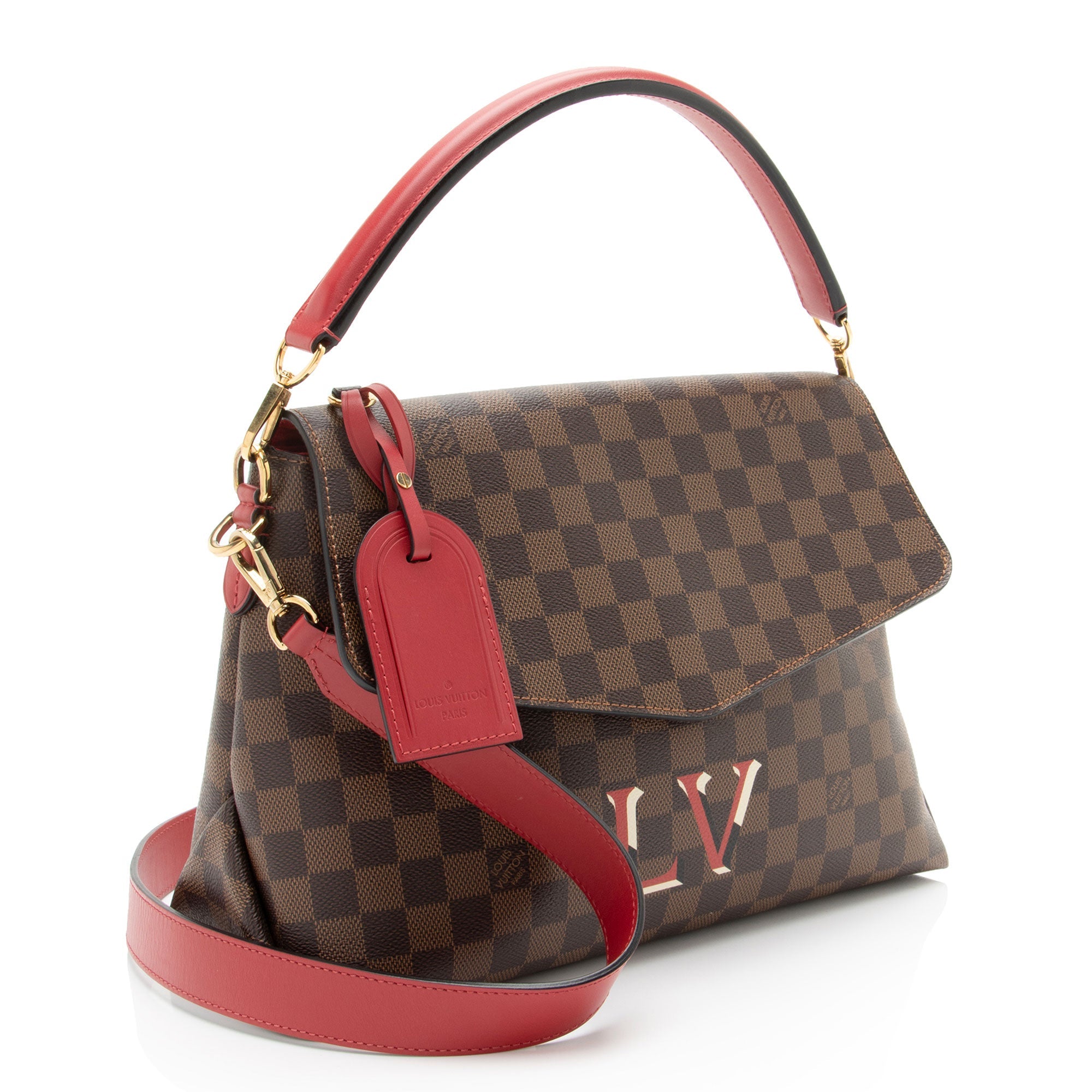 Louis Vuitton Damier Ebene Beaubourg MM Shoulder Bag