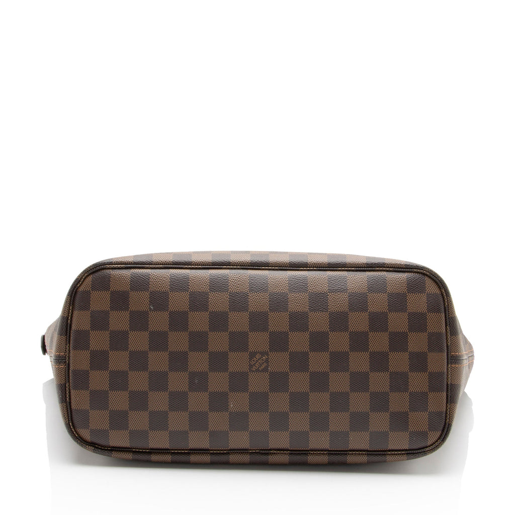 Louis Vuitton Damier Ebene Braided Neverfull MM NM Tote