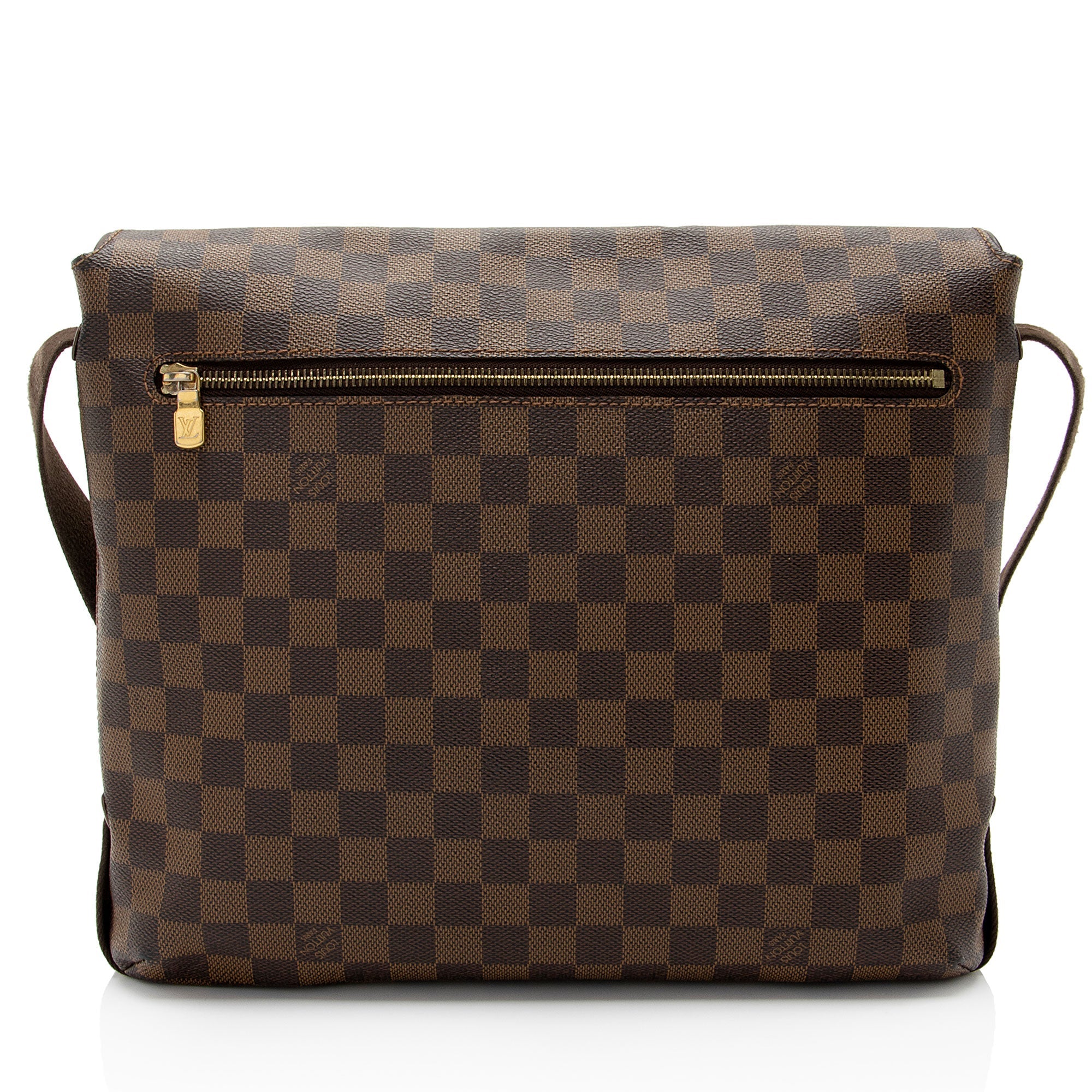 Louis Vuitton Damier Ebene Brooklyn MM Messenger Bag (SHF-4EzJH2)