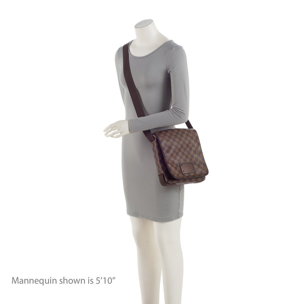 Louis Vuitton Damier Ebene Brooklyn PM Messenger (SHF-4CSmsb)