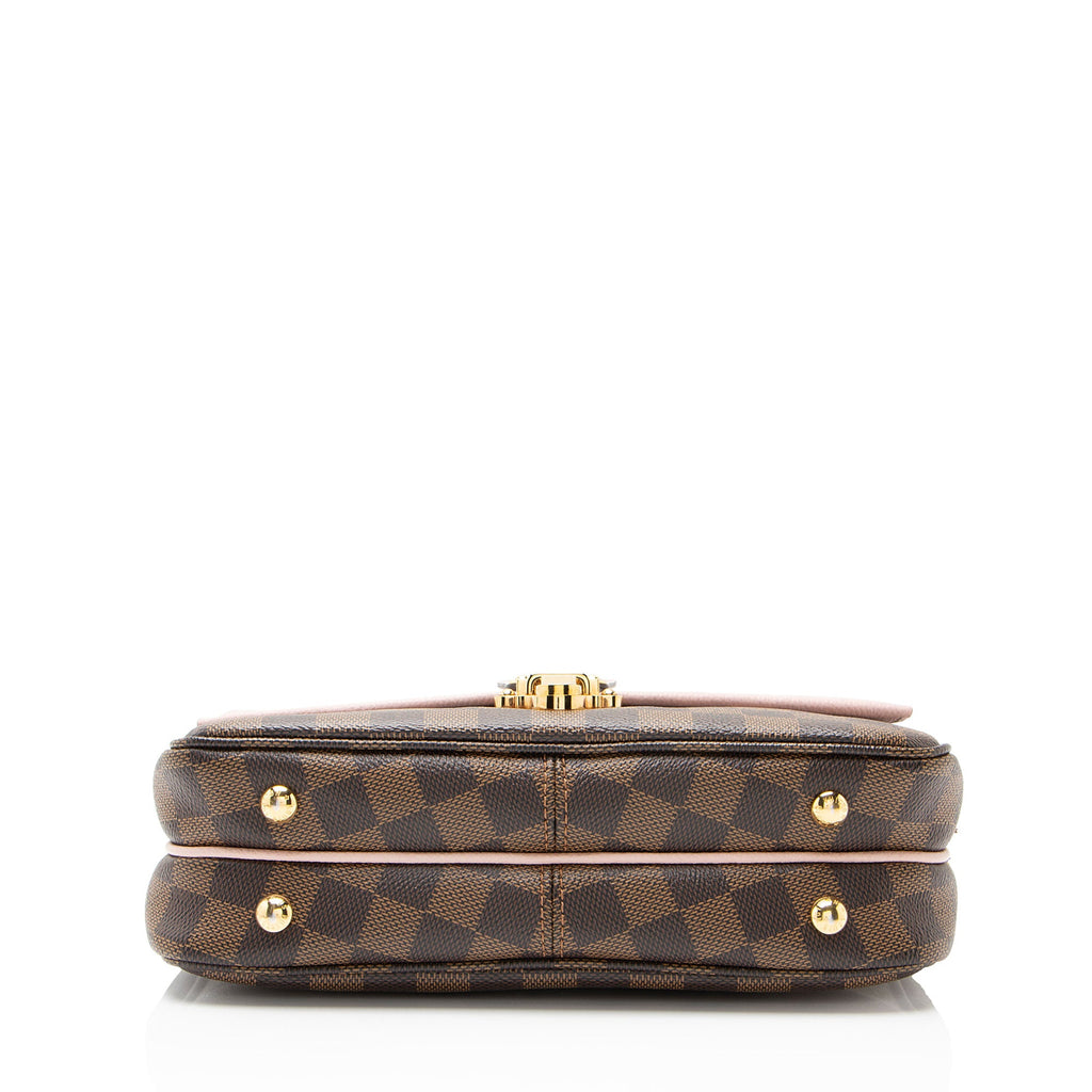 Louis Vuitton Damier Ebene Calfskin Clapton PM Shoulder Bag