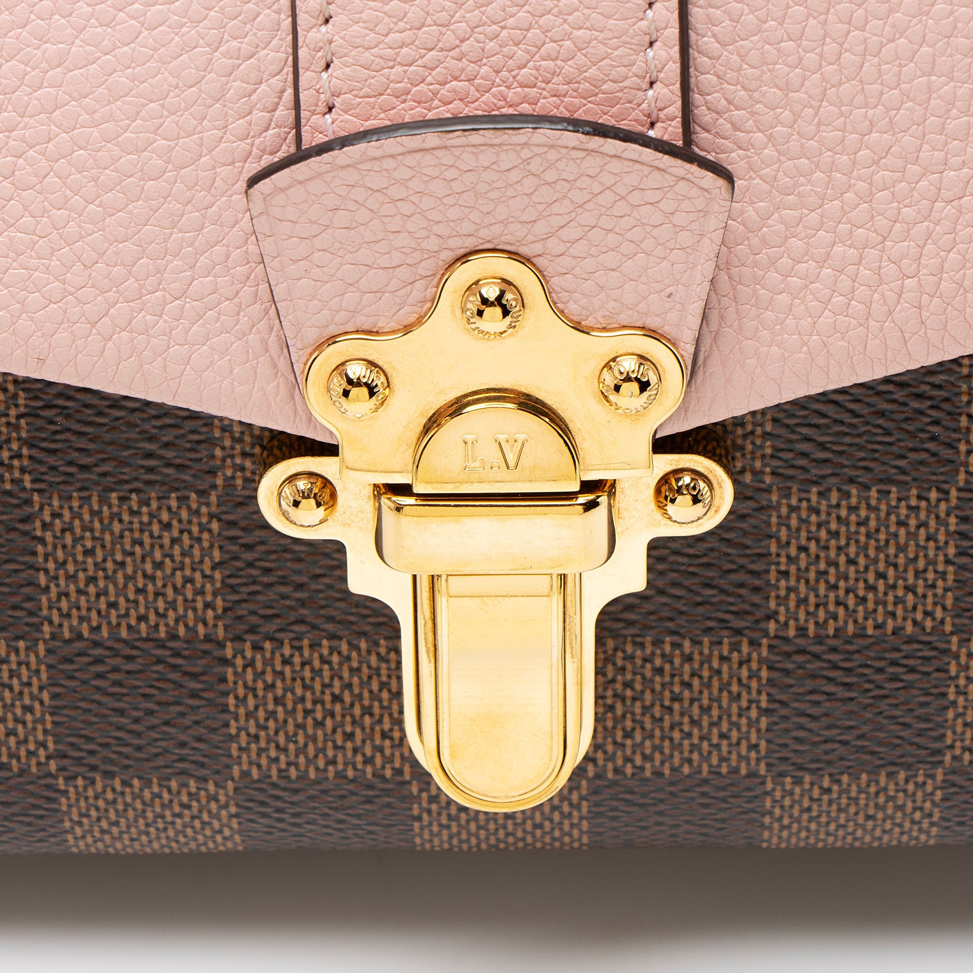 Louis Vuitton Damier Ebene Calfskin Clapton PM Shoulder Bag