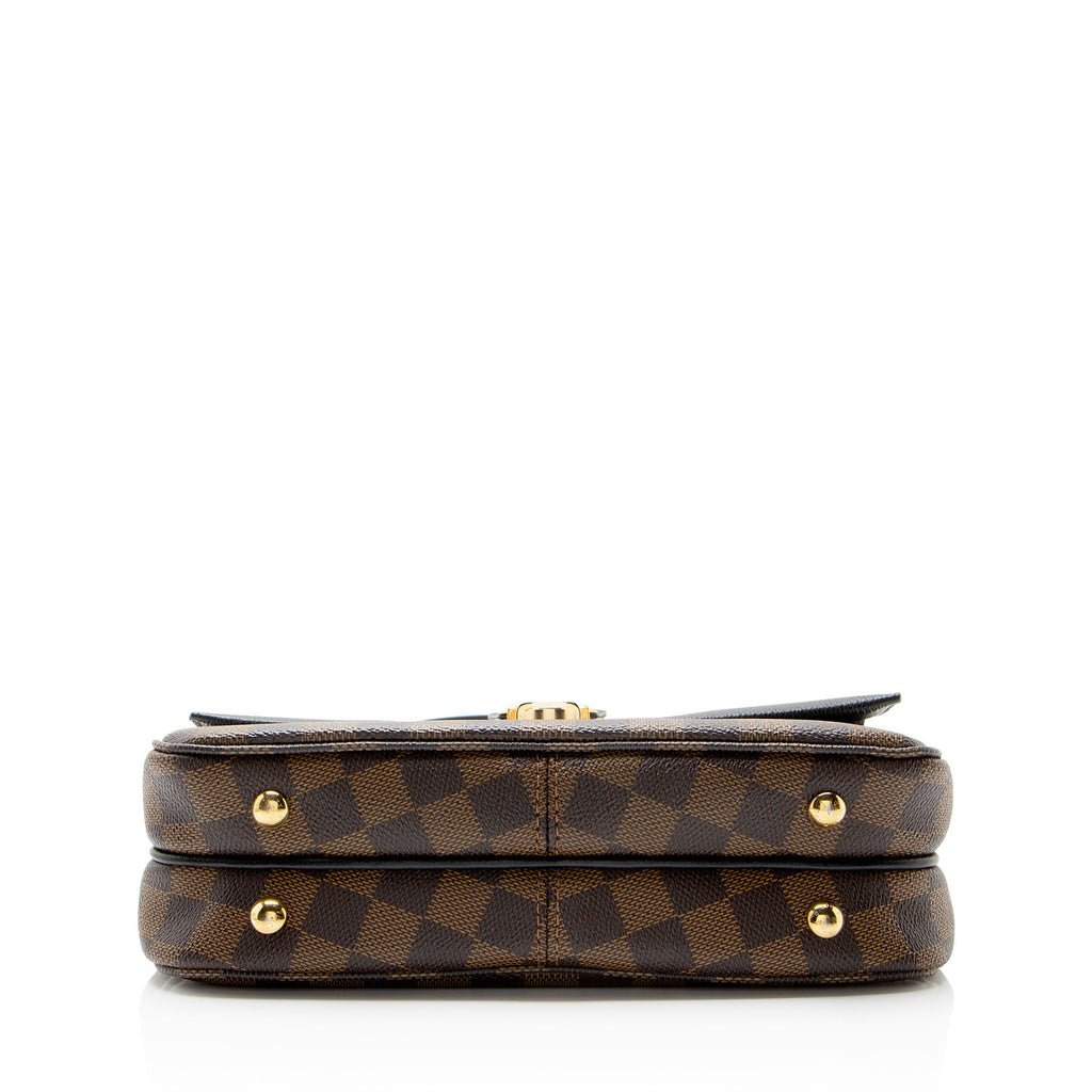 Louis Vuitton Damier Ebene Calfskin Clapton PM Shoulder Bag