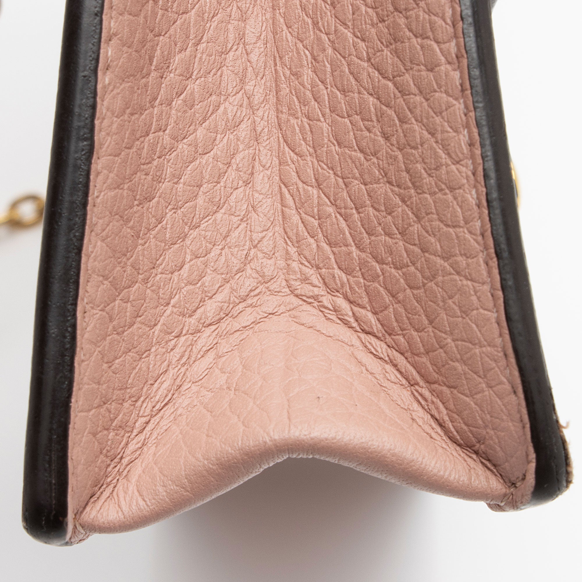 Louis Vuitton Damier Ebene Croisette Chain Wallet (SHF-jG6Izv)