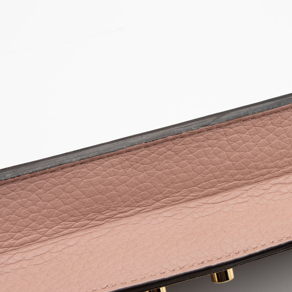 Louis Vuitton Damier Ebene Croisette Chain Wallet (SHF-jG6Izv)