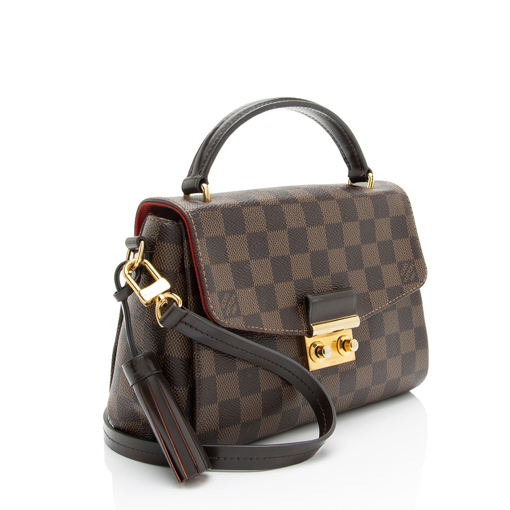 Louis Vuitton Damier Ebene Croisette Shoulder Bag