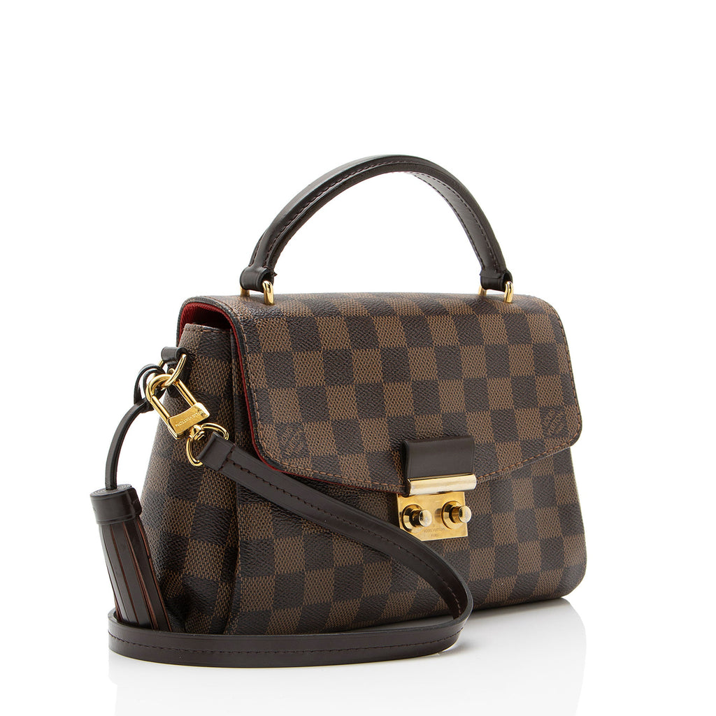 Louis Vuitton Damier Ebene Croisette Shoulder Bag