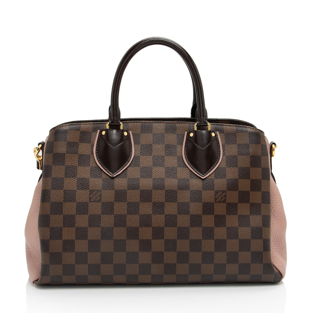 Louis Vuitton Damier Ebene Cuir Taurillon Normandy Satchel