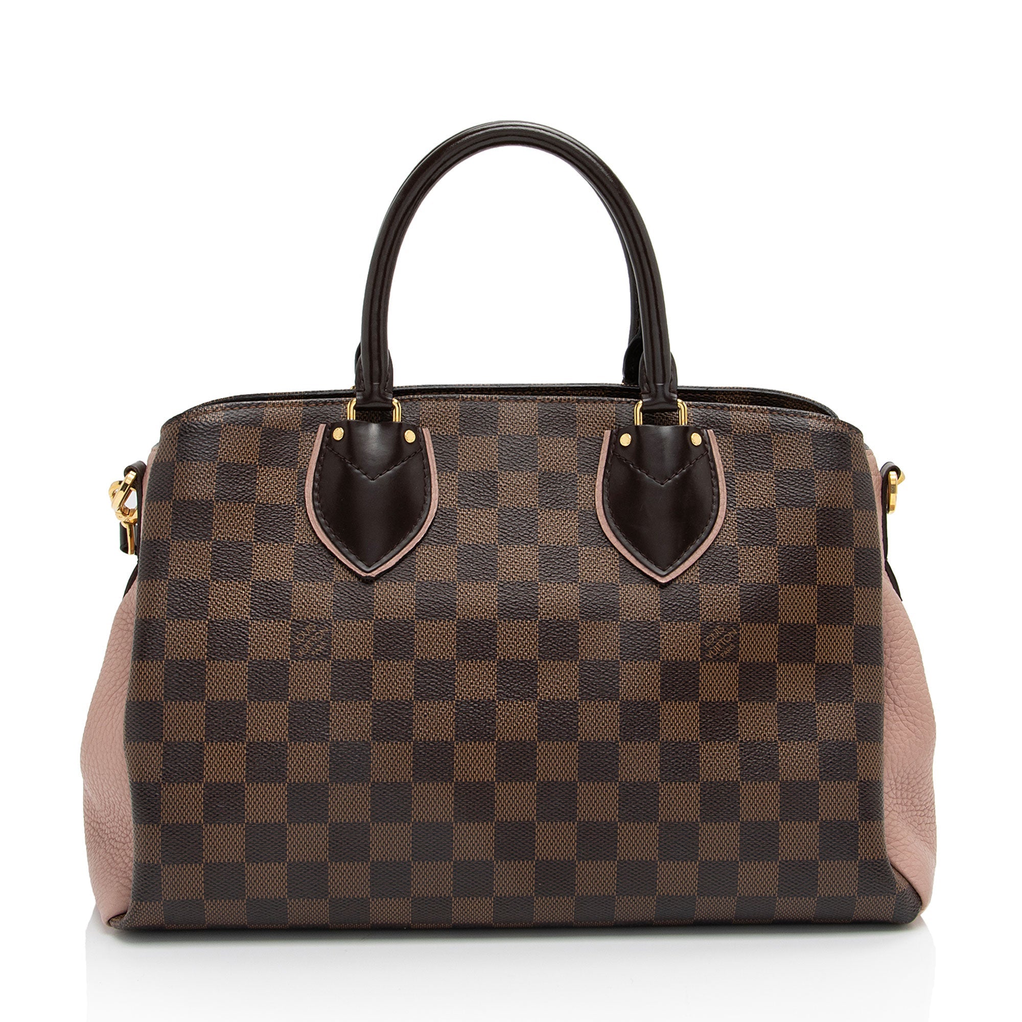 Louis Vuitton Damier Ebene Cuir Taurillon Normandy Satchel