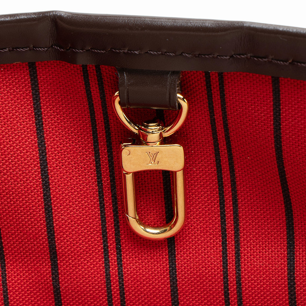 Louis Vuitton Damier Ebene Delightful MM Shoulder Bag (SHF-BIQzOW)