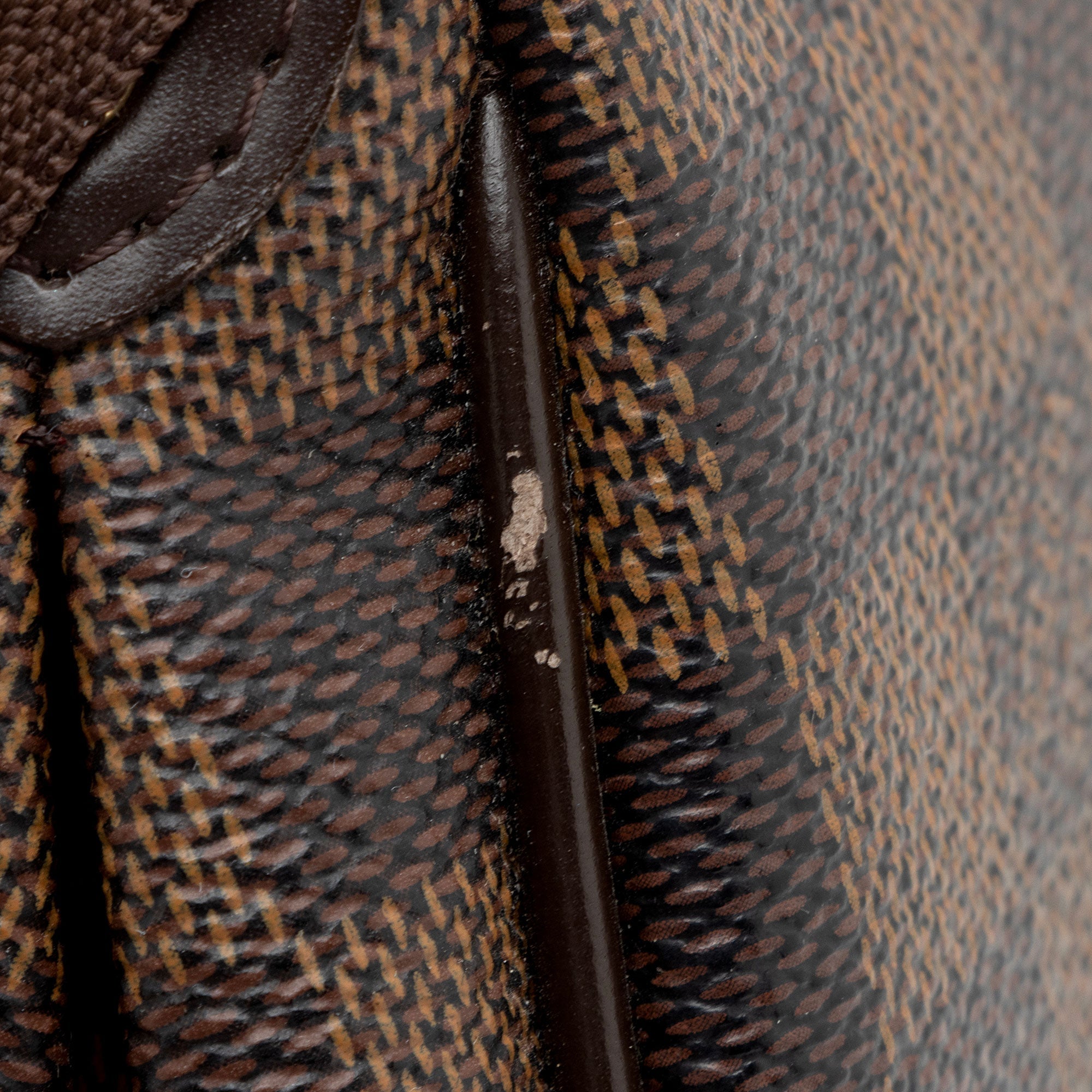 Louis Vuitton Damier Ebene Eva Clutch (SHF-qSPZyJ)