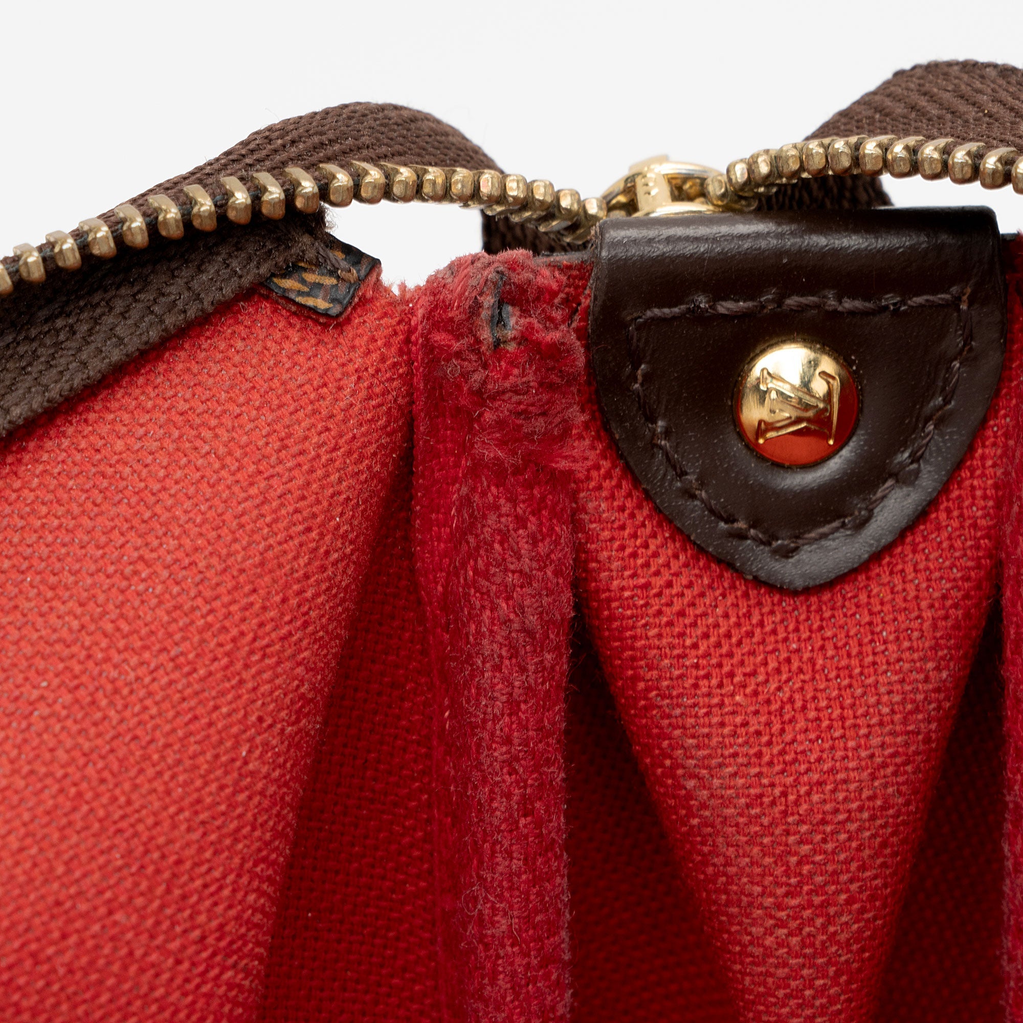 Louis Vuitton Damier Ebene Eva Clutch (SHF-1Jabzz)