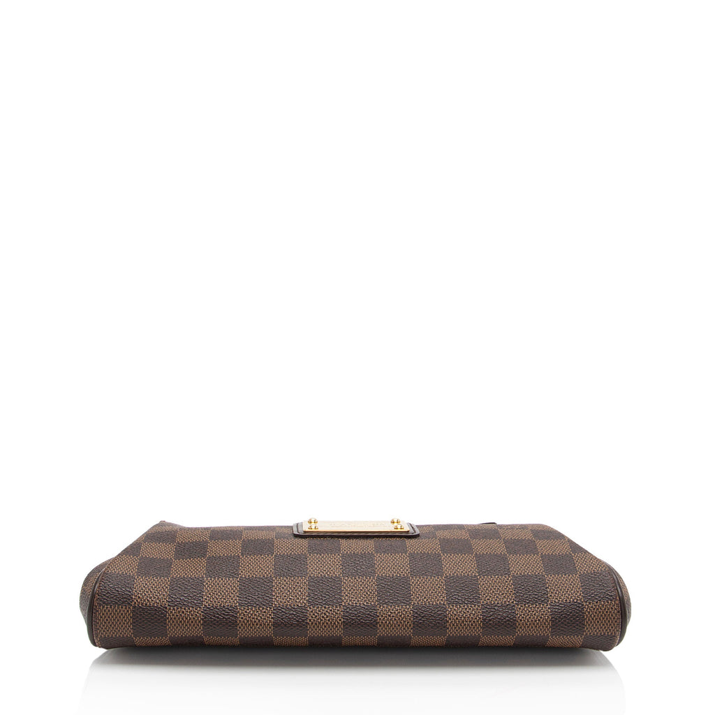 Louis Vuitton Damier Ebene Eva Clutch - FINAL SALE (SHF-N7lj6C)