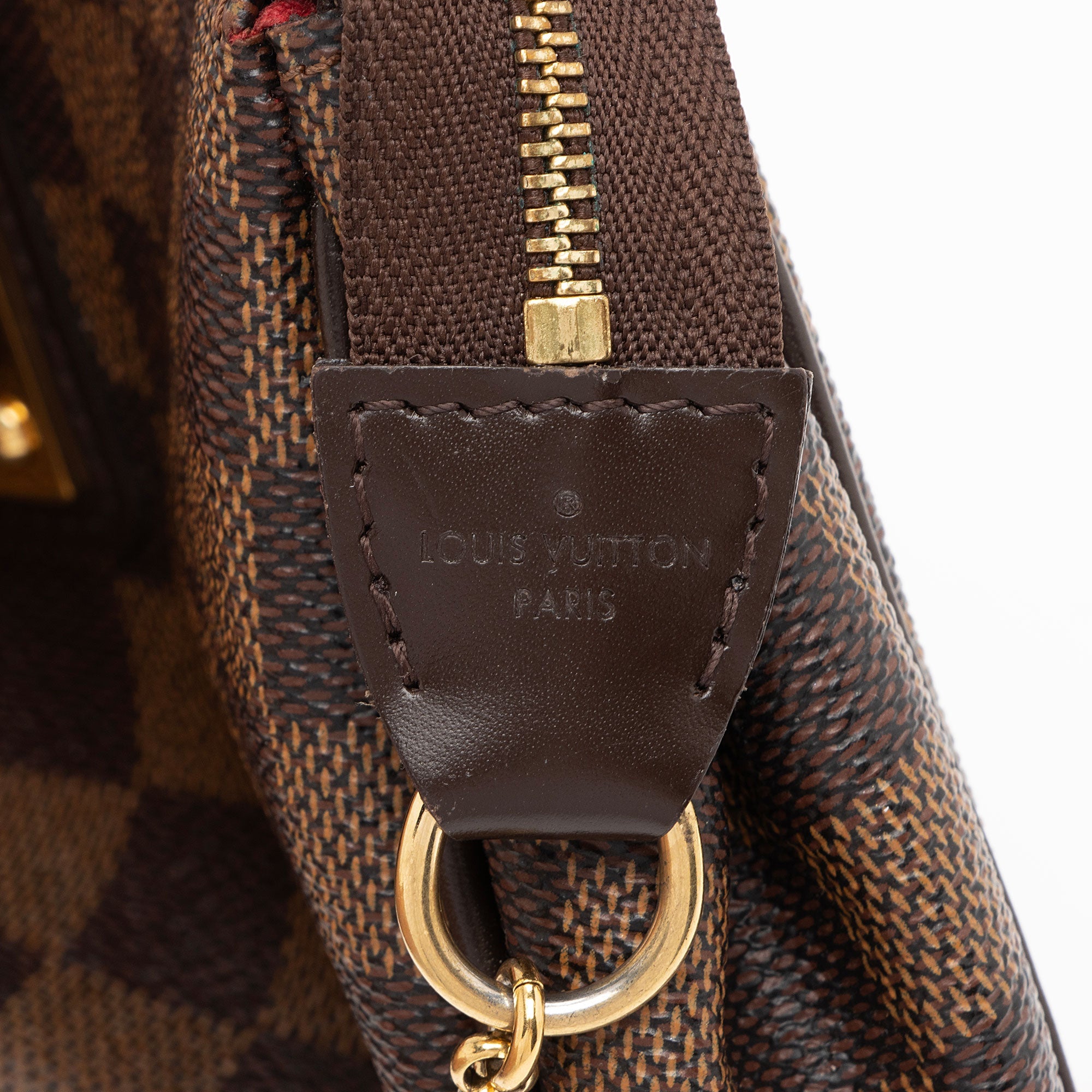 Louis Vuitton Damier Ebene Eva Clutch - FINAL SALE (SHF-N7lj6C)
