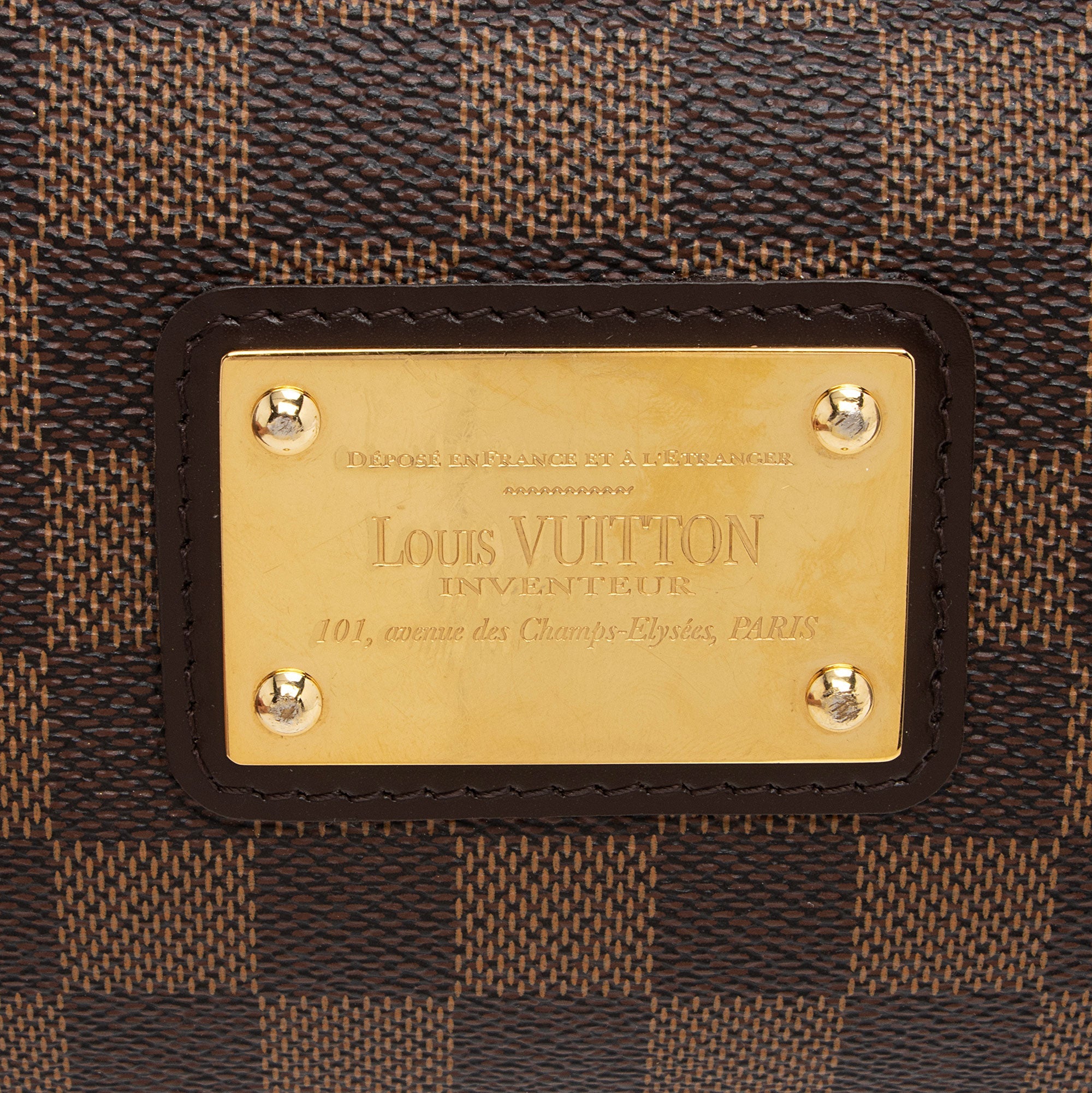 Louis Vuitton Damier Ebene Eva Clutch - FINAL SALE (SHF-N7lj6C)