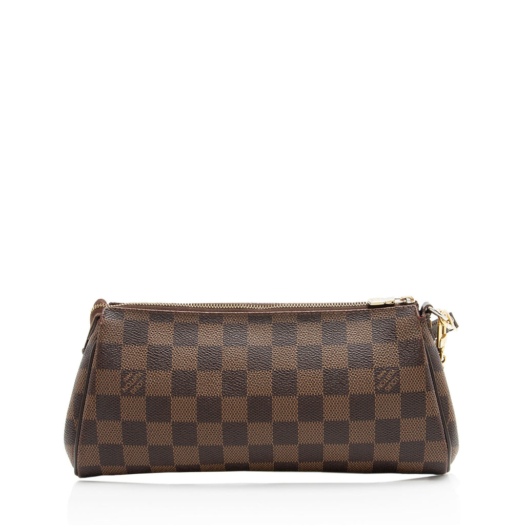 Louis Vuitton Damier Ebene Eva Clutch (SHF-qfvFo6)