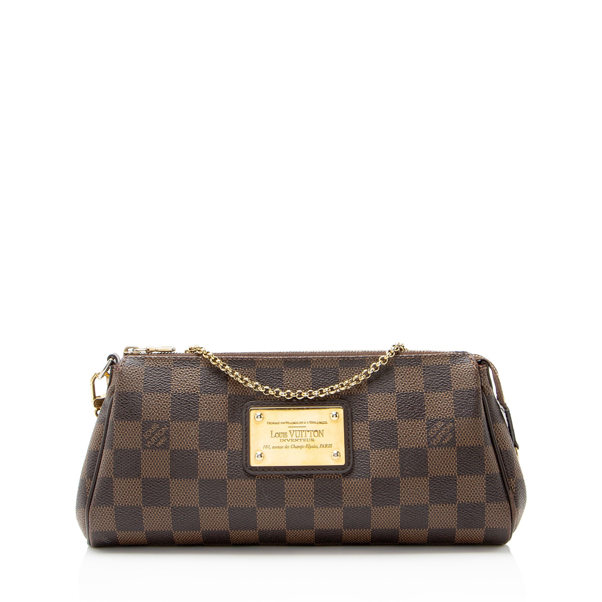 Louis Vuitton Damier Ebene Eva Clutch