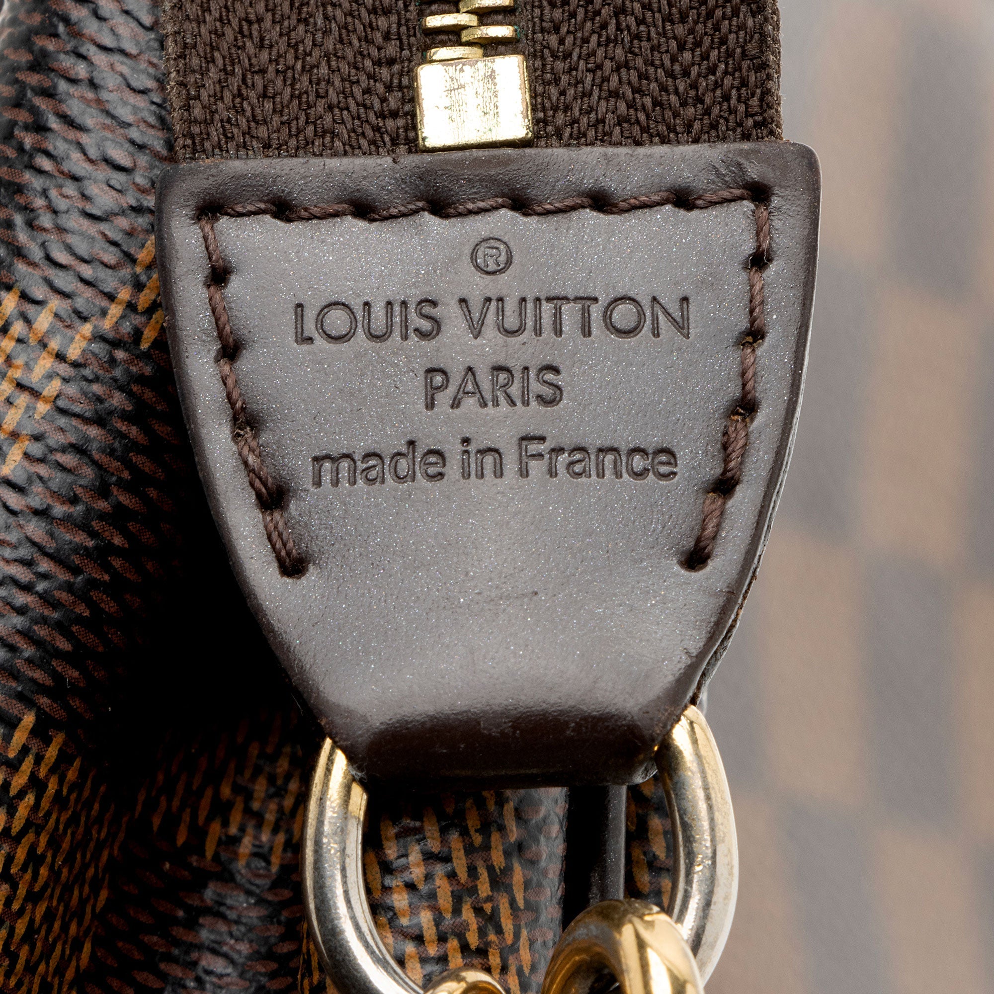 Louis Vuitton Damier Ebene Eva Clutch