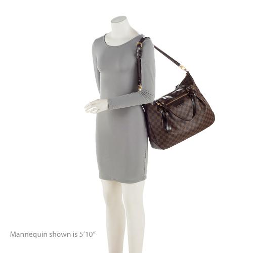 Louis Vuitton Damier Ebene Evora MM Shoulder Bag (SHF-iUlOcy)