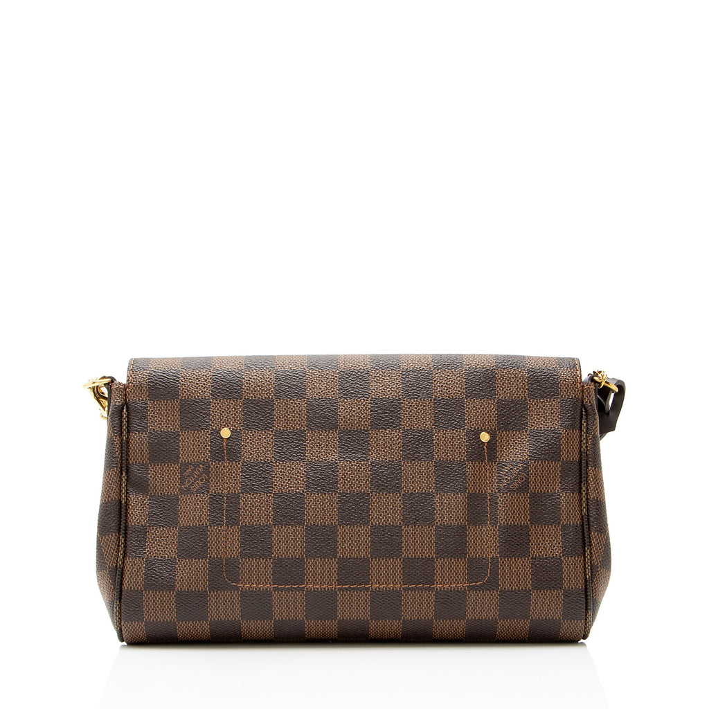 Louis Vuitton Damier Ebene Favorite MM Shoulder Bag