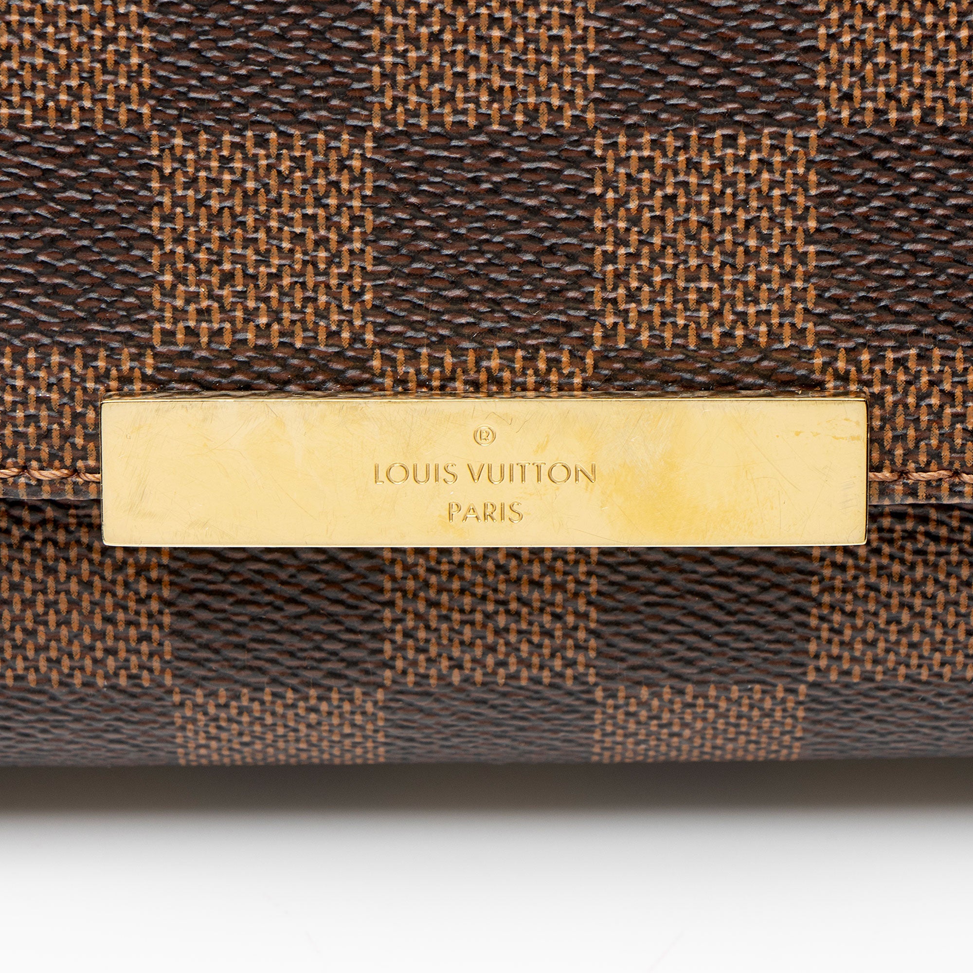 Louis Vuitton Damier Ebene Favorite MM Shoulder Bag