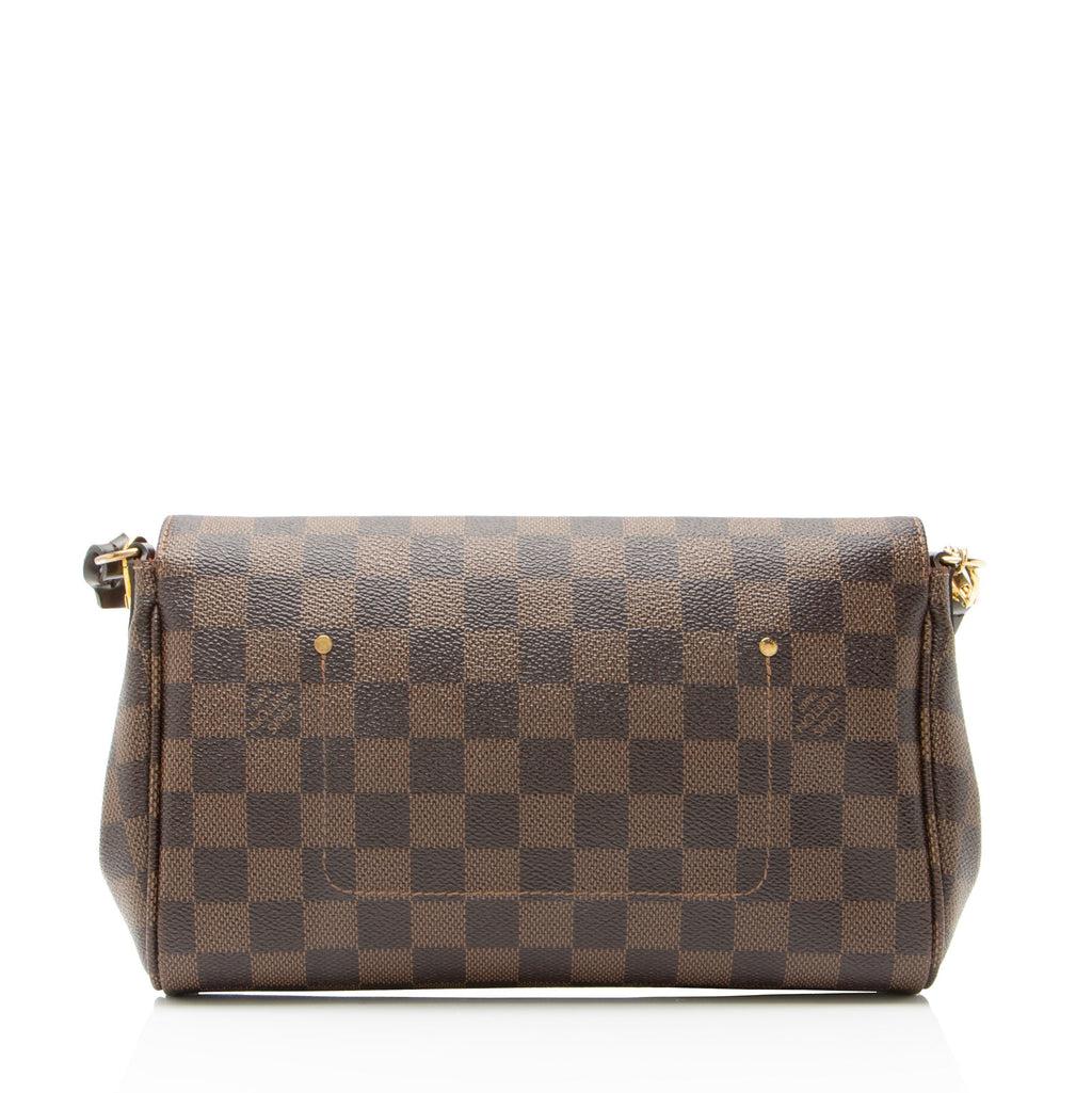 Louis Vuitton Damier Ebene Favorite MM Shoulder Bag