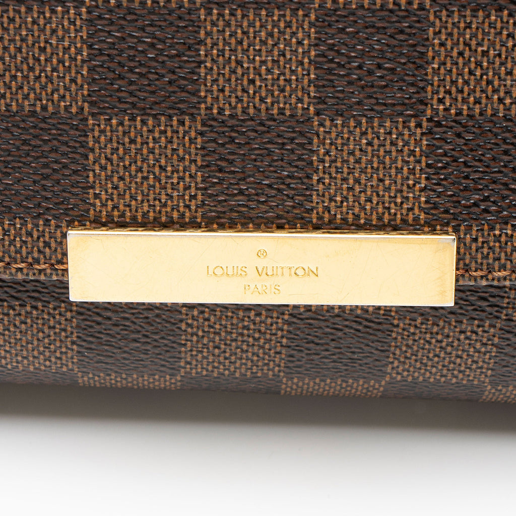 Louis Vuitton Damier Ebene Favorite MM Shoulder Bag