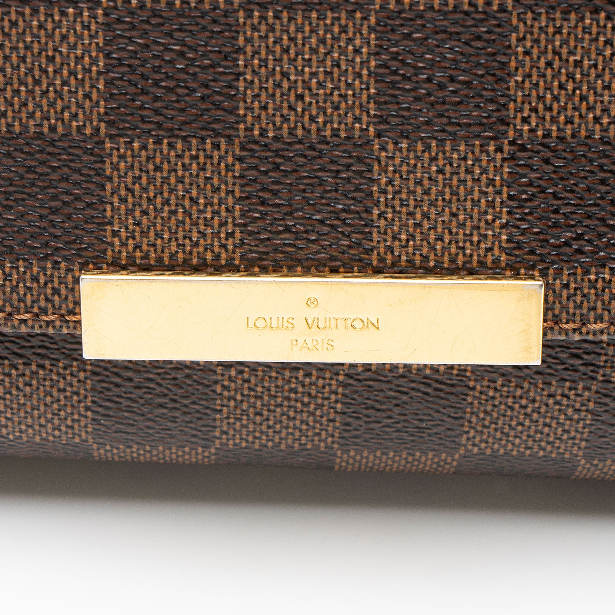 Louis Vuitton Damier Ebene Favorite MM Shoulder Bag