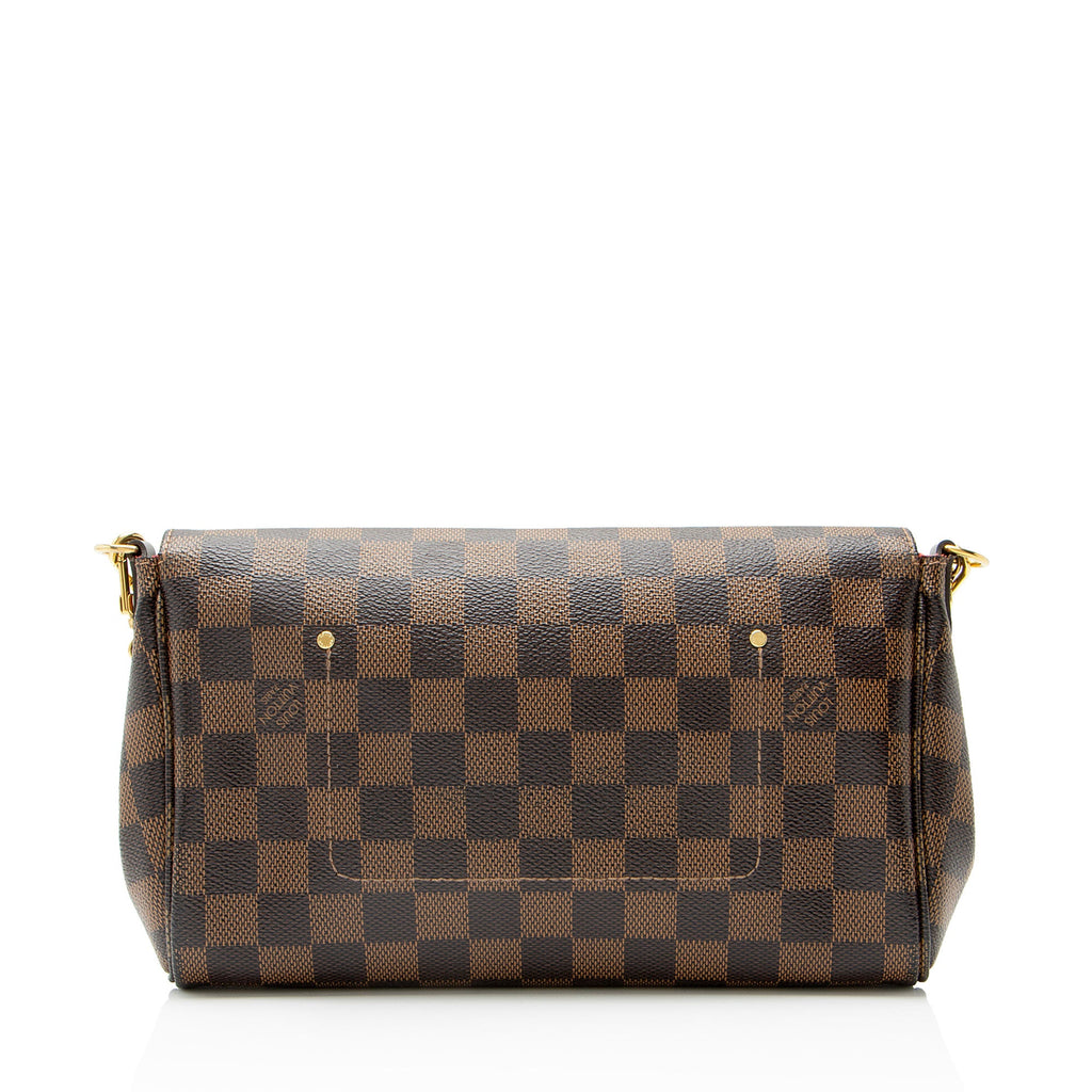 Louis Vuitton Damier Ebene Favorite MM Shoulder Bag