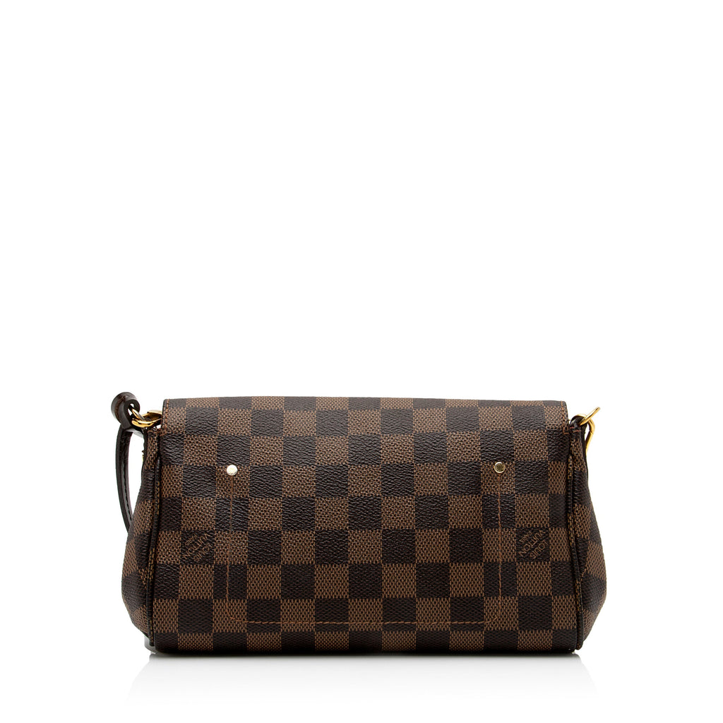 Louis Vuitton Damier Ebene Favorite PM Shoulder Bag (SHF-23449)