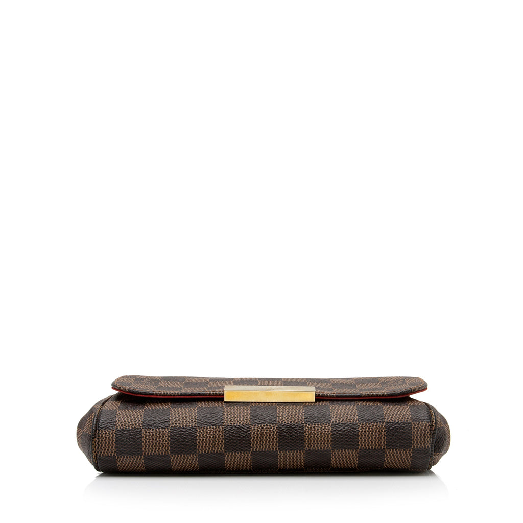 Louis Vuitton Damier Ebene Favorite PM Shoulder Bag (SHF-23449)