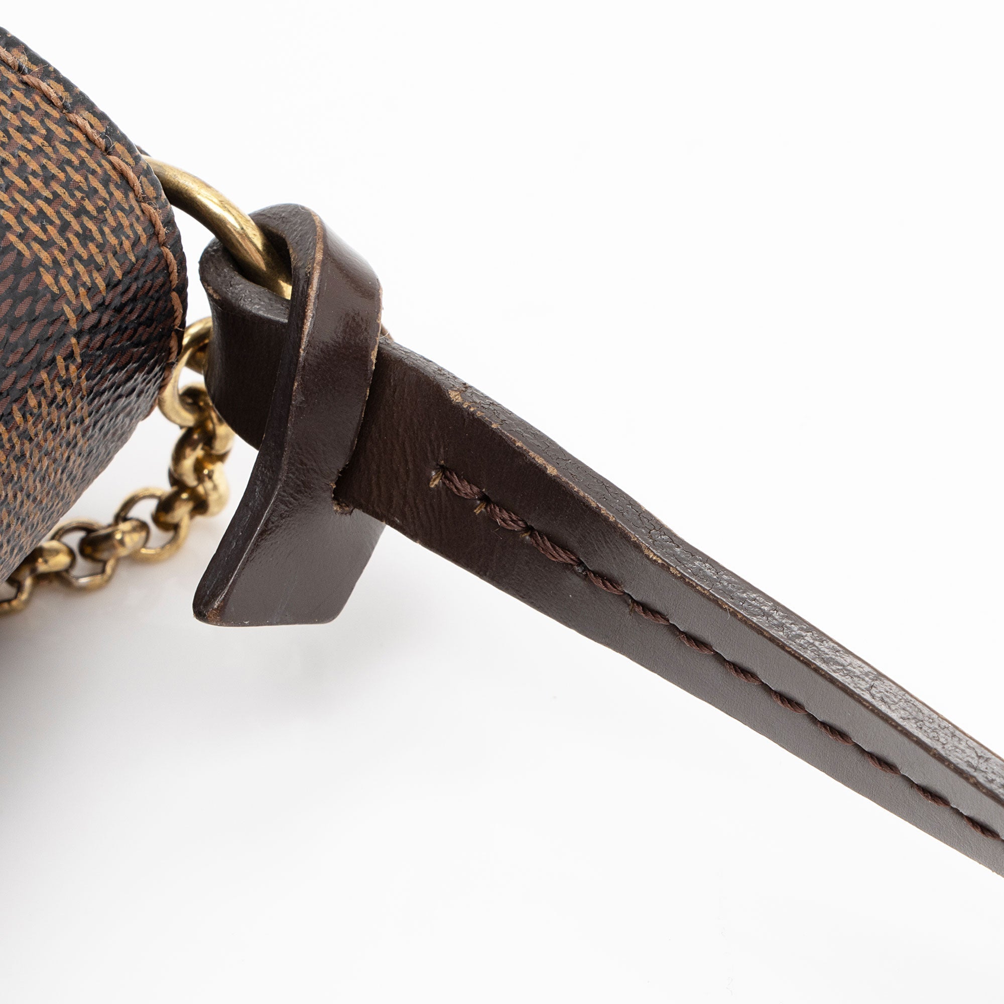 Louis Vuitton Damier Ebene Favorite PM Shoulder Bag (SHF-jGHVW8)